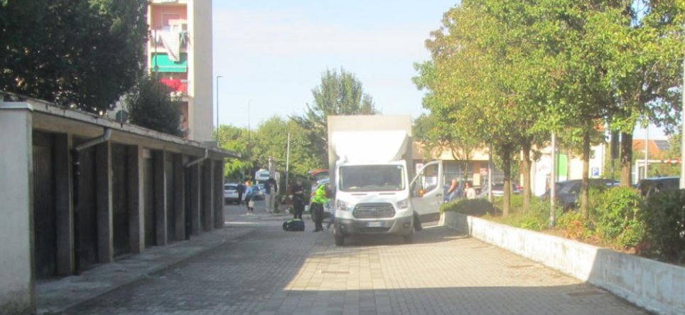 La scena dell'incidente Ceriano