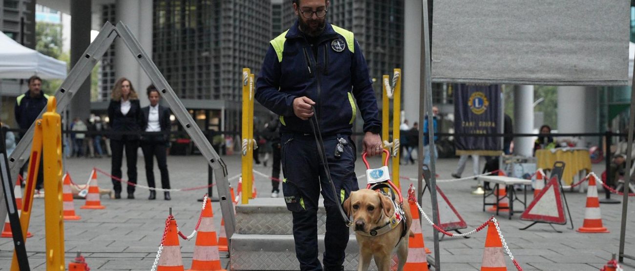 Limbiate cani guida dimostrazione
