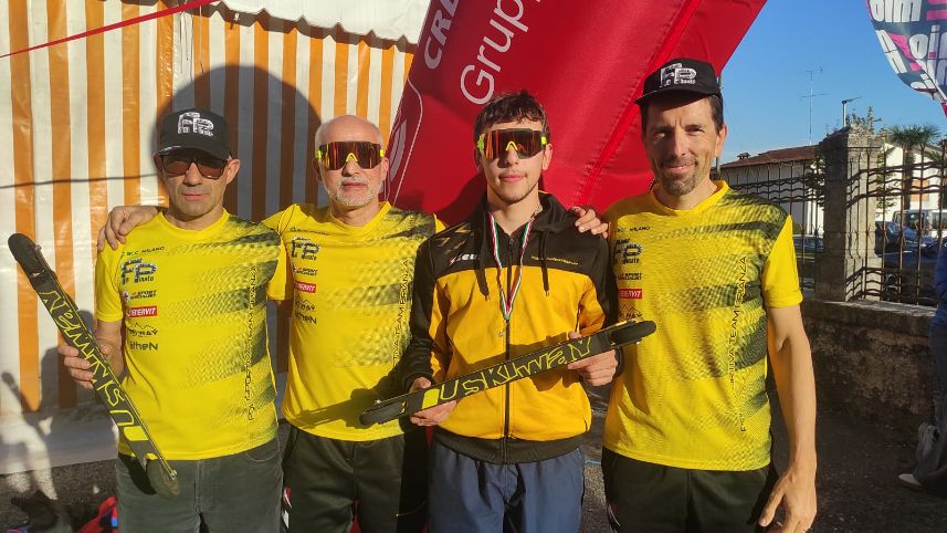 Lissone Skiroll da sinistra G.Corsini G.Biella C.Mariani M.Forzatti