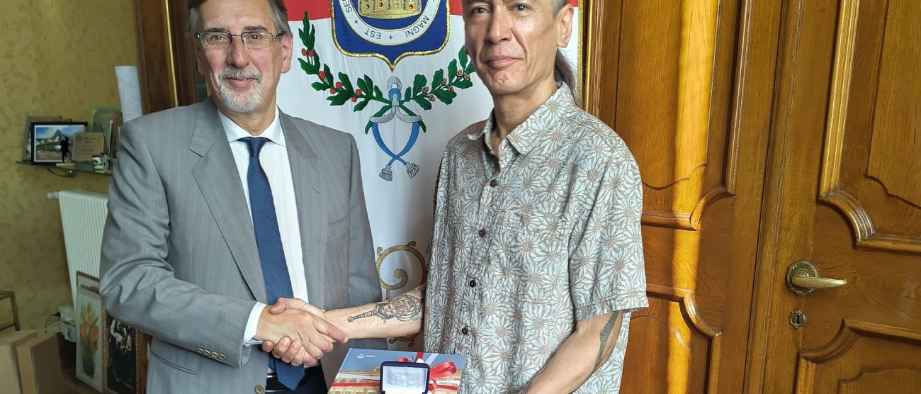 Monza Birmania Kim Aris con sindaco Pilotto