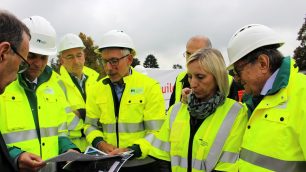 Pedemontana sopralluogo galleria Biassono assessore Terzi Rixi (ministero)