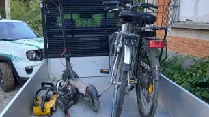Varedo controlli polizia dentro ex Snia bici rubate