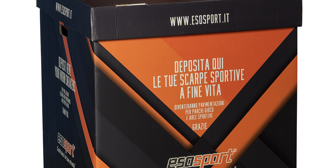 Il contenitore per le scarpe sportive
