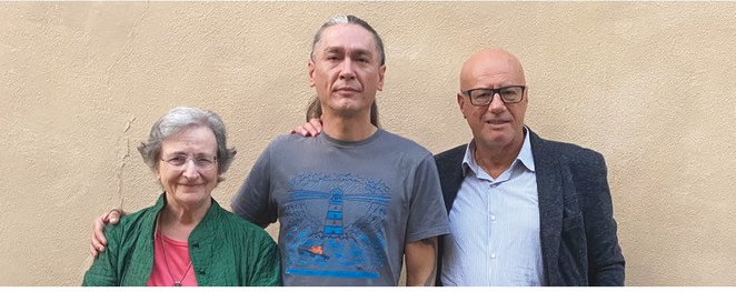Kim Aris e Carlo Chierico