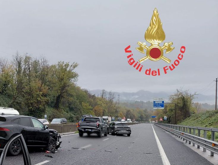 La scena dell'incidente in Valassina