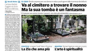 Prima pagina il Cittadino 30 ottobre 2025