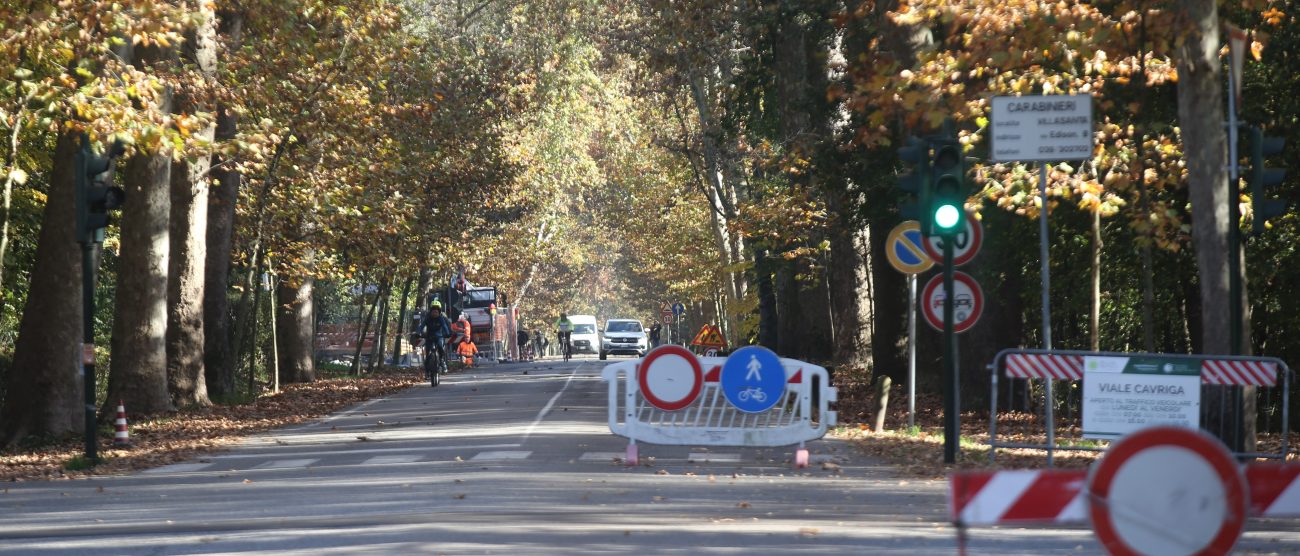 Parco di Monza transito veicoli