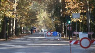 Parco di Monza transito veicoli