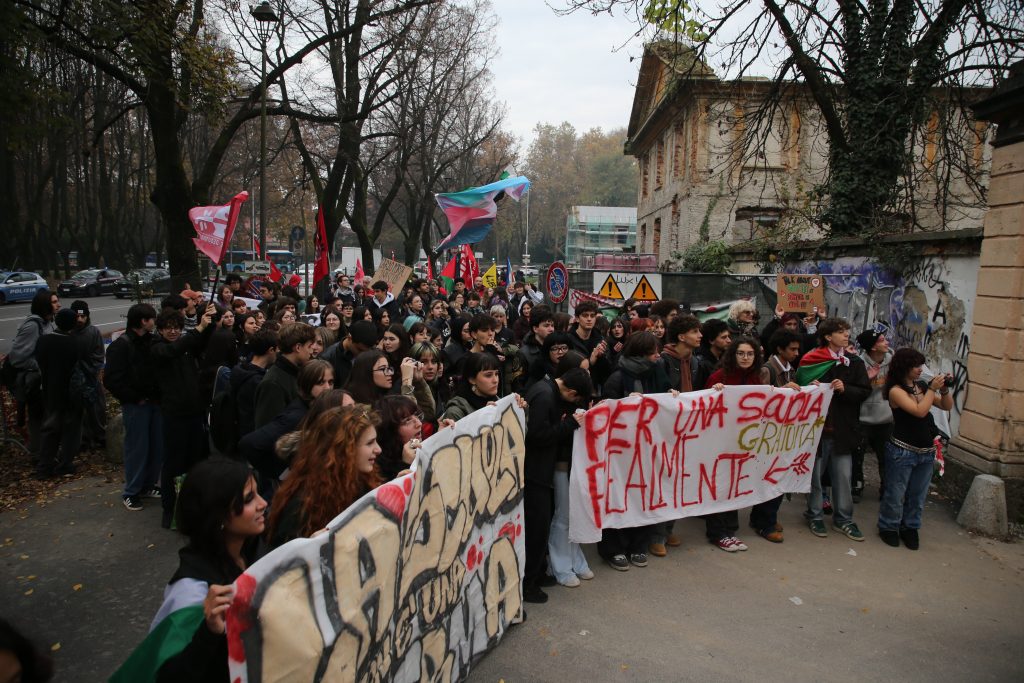 Sciopero degli studenti a Monza