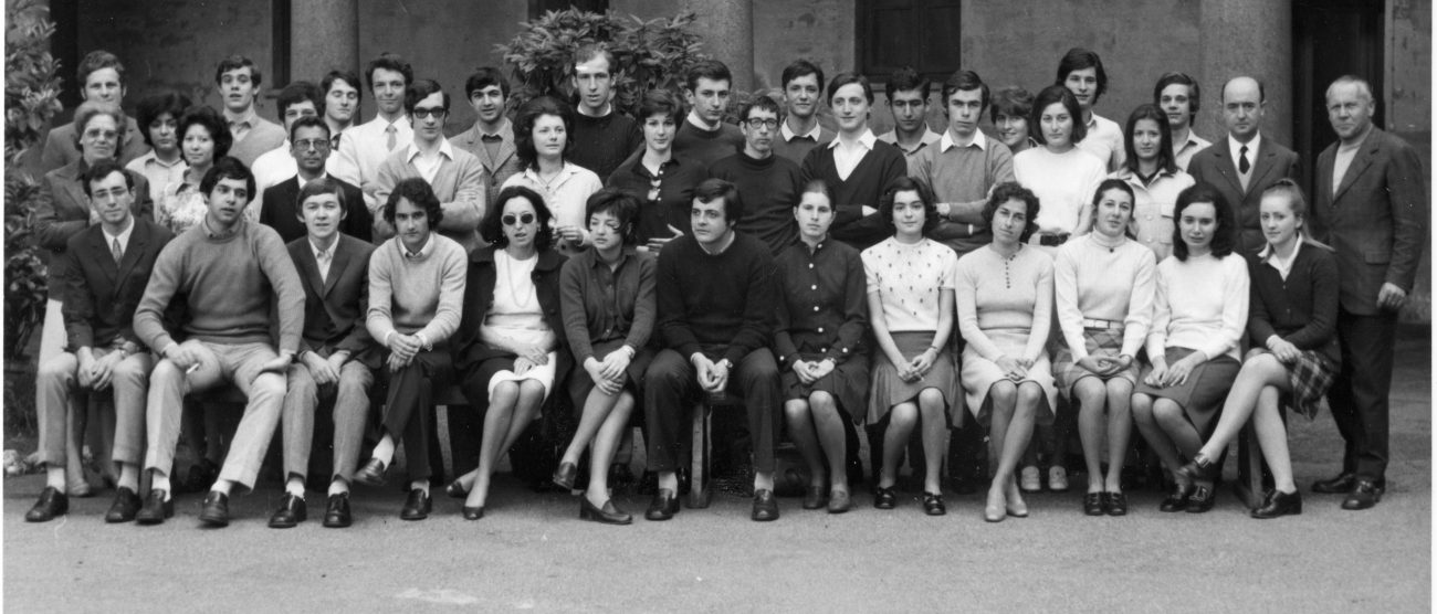 La terza C del 1970 del liceo Zucchi di Monza