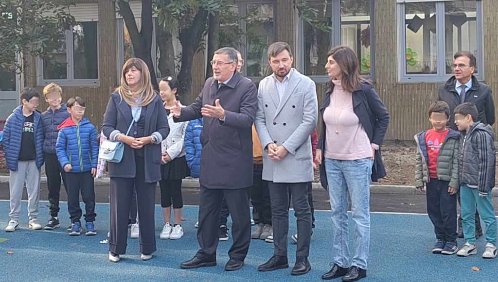 Il nuovo giardino della scuola Munari di Monza