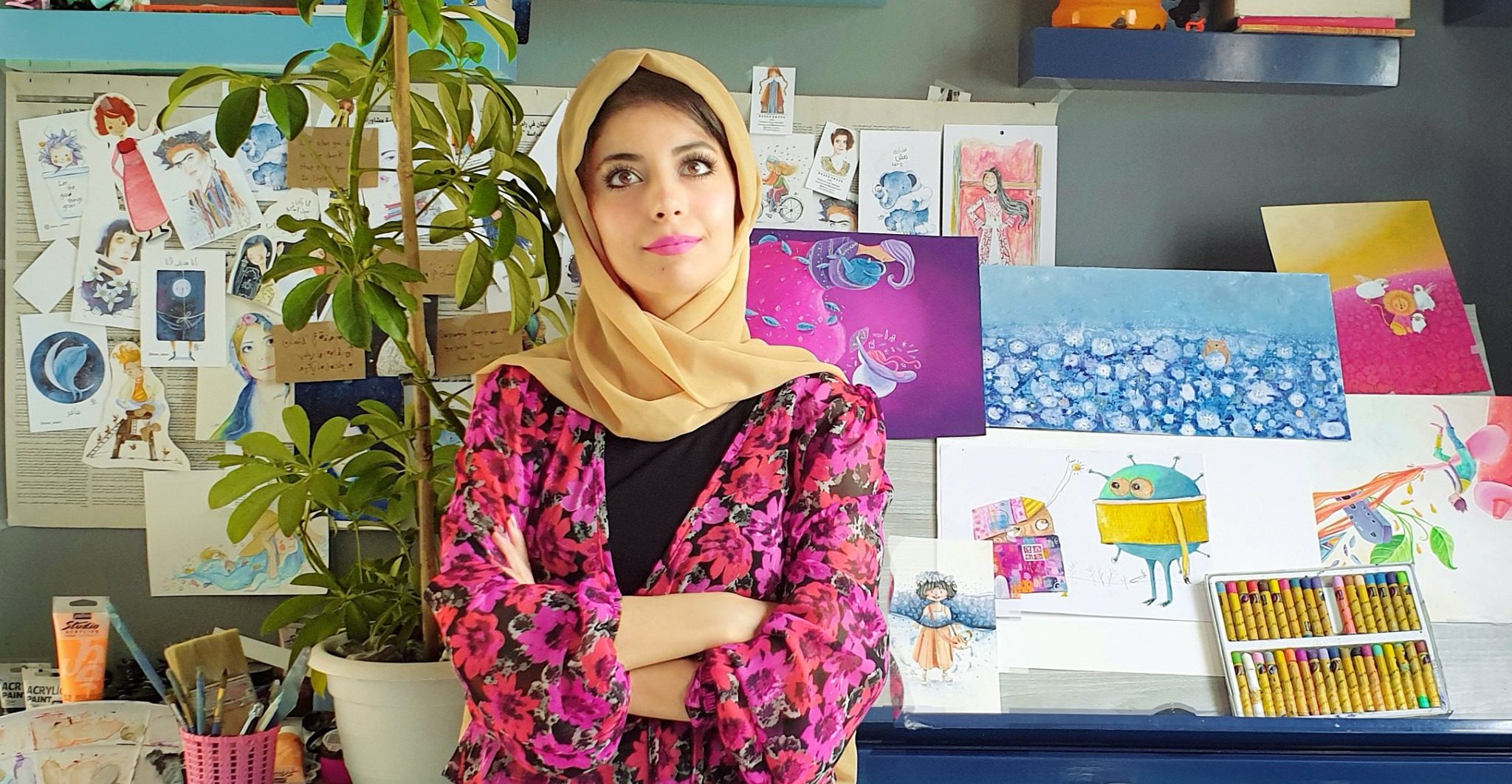 Baraa Awoor illustratrice palestinese