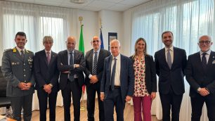 I protagonisti dell'accordo in Prefettura