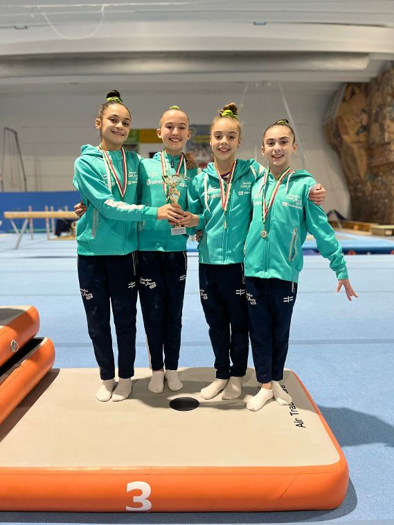 Ginnastica Casati Arcore Squadra Allieve Gold 1 – 3° Classificate Mortara