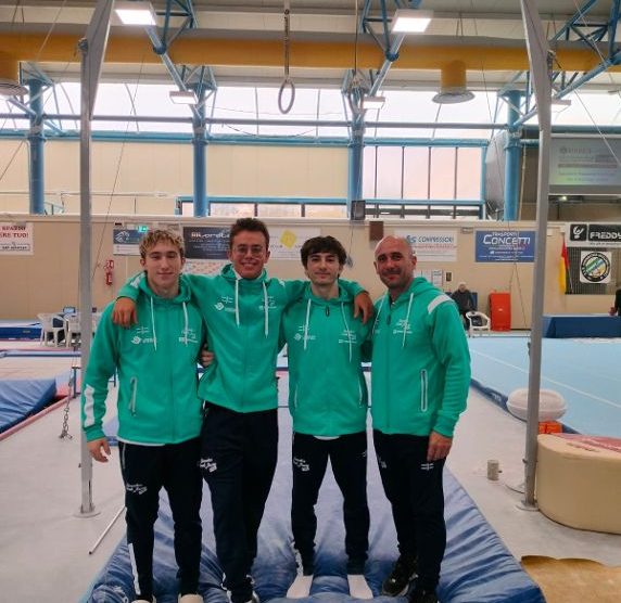 Ginnastica Casati Arcore da sinistra Miotti Isacco Perego Daniele Mollichelli Paolo Morandi Matteo 2025