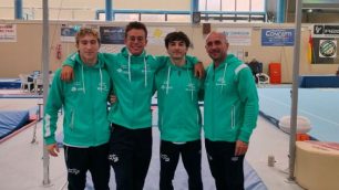 Ginnastica Casati Arcore da sinistra Miotti Isacco Perego Daniele Mollichelli Paolo Morandi Matteo 2025