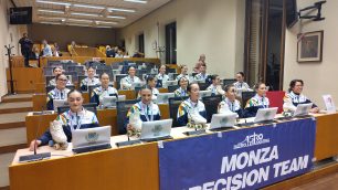 Pattinaggio Monza Precision Team campione del mondo premiato in Comune