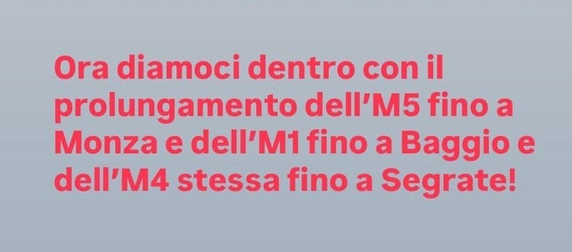 M5 sindaco Sala su Instagram post