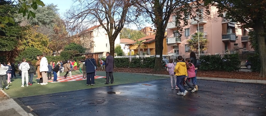 Il nuovo giardino della scuola Munari di Monza