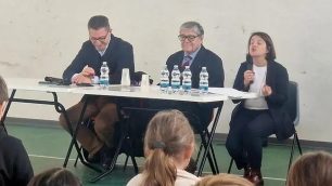 Macherio vertici Pedemontana alla scuola Rodari