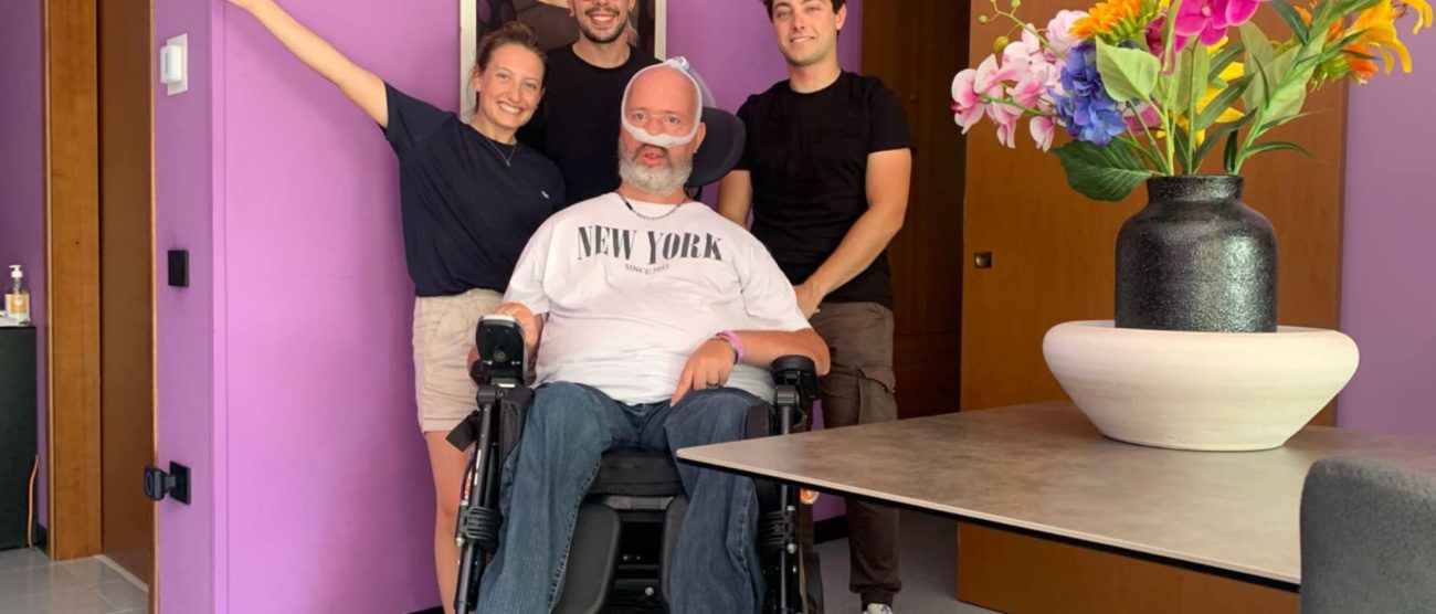 La troupe con Stefano Gheller