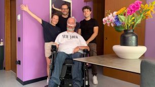 La troupe con Stefano Gheller