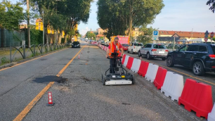 Monza 2025 viale Campania collettore