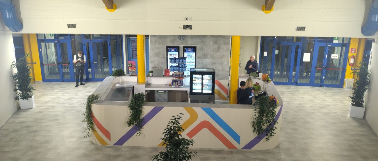 Monza centro sportivo Pia Grande piscina reception
