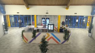 Monza centro sportivo Pia Grande piscina reception