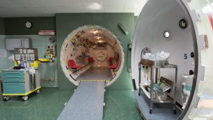 Monza intossicazione camera iperbarica Zingonia