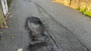 Monza via Aliprandi asfalto