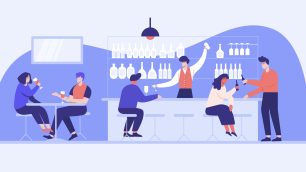 Un bar (immagine Freepik)