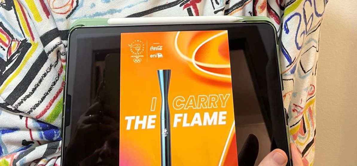 Olimpiadi Milano Cortina 2026 I carry the flame