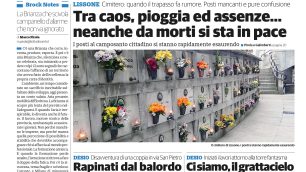 Il Cittadino 2025 prime pagine 22 novembre