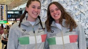 Seregno Nuoto artistico Caterina Cucco Lara Pollini in azzurro 2025