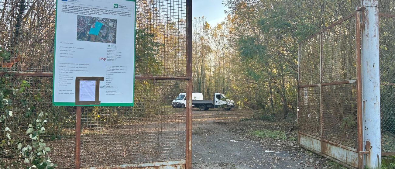 Villasanta Lombarda cantiere bonifica