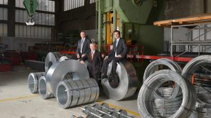 Guido e Paolo Locati con il padre Giuseppe