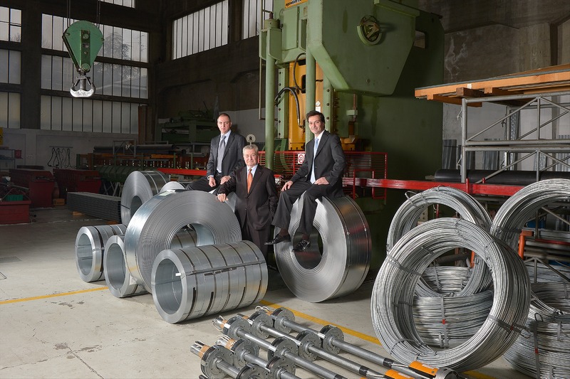 Guido e Paolo Locati con il padre Giuseppe