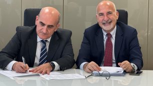 Il prefetto Roccatagliata e Marco Iaconis