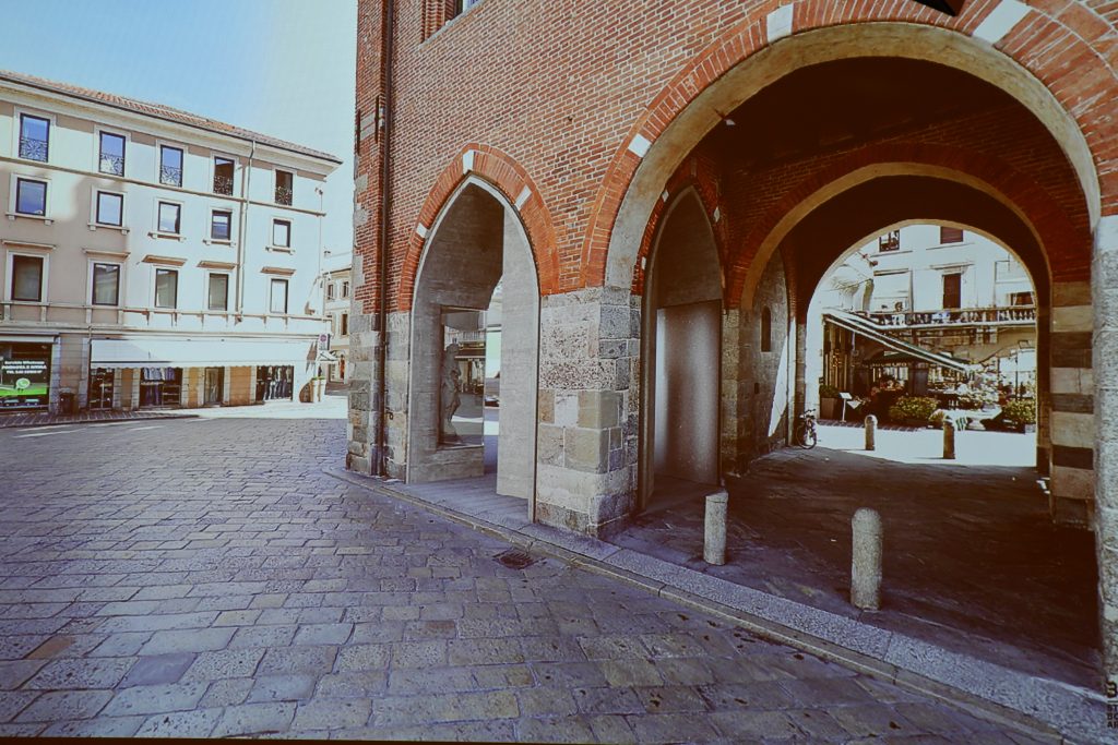 I progetti per l'ascensore all'arengario