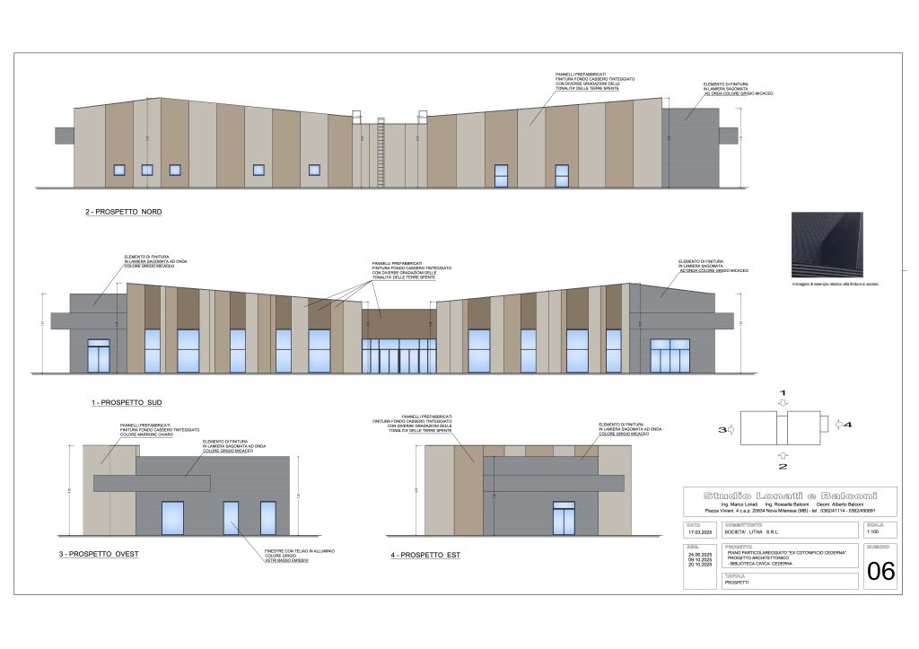 La nuova biblioteca di Cederna a Monza