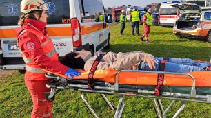 L'esercitazione dell'Areu a Bovisio Masciago