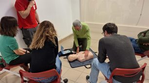 Una fase del corso in Prefettura