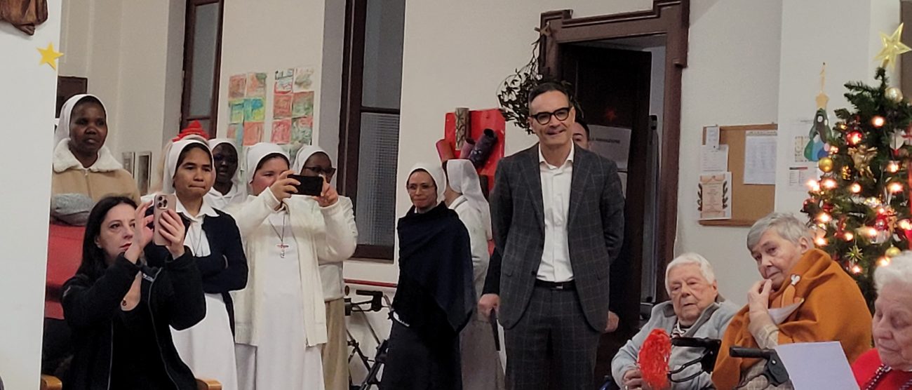 L'assessore Egidio Riva alla festa del Cdi Preziosissimo Sangue