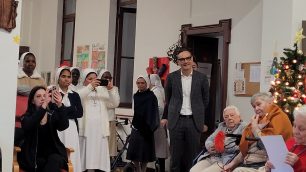 L'assessore Egidio Riva alla festa del Cdi Preziosissimo Sangue