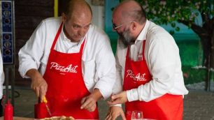 Enrico Celeghin con Nico Acampora