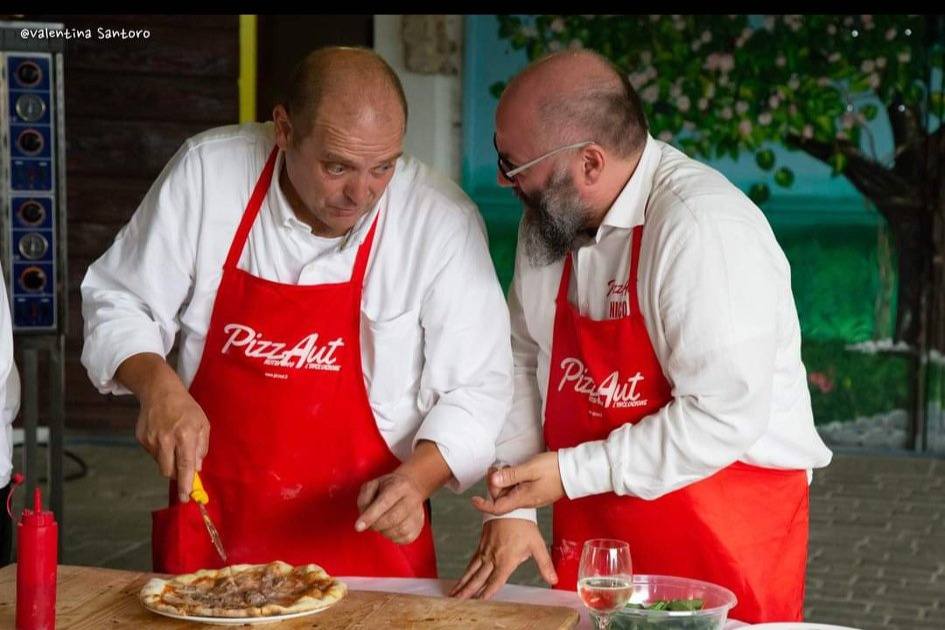 Enrico Celeghin con Nico Acampora