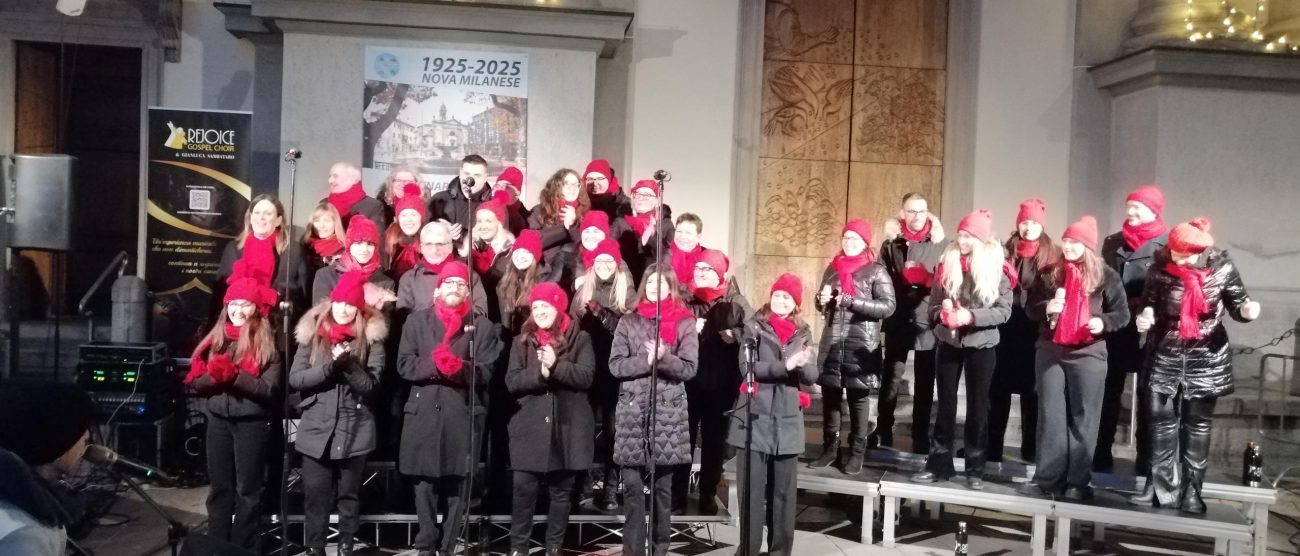 Il Rejoice gospel choir a Nova Milanese