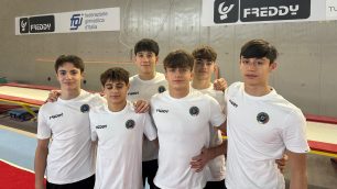Ginnastica nazionale Junior 2025 con Scalvini Davide - Foto Federginnastica
