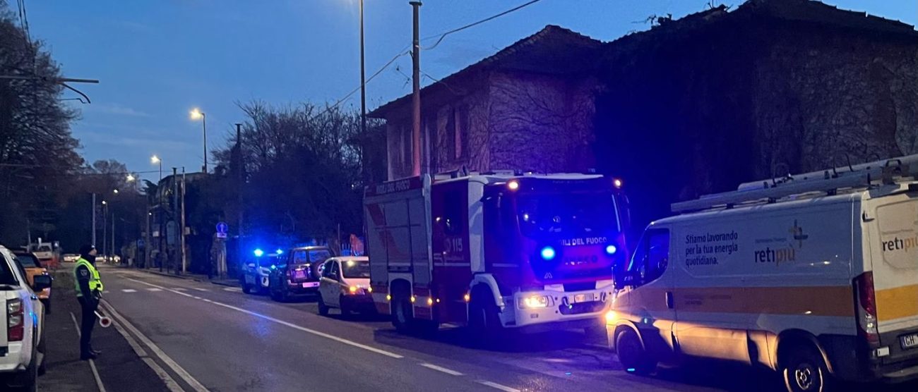 Limbiate fuga di gas